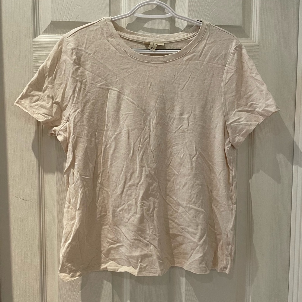 Cream Short Sleeved shirt